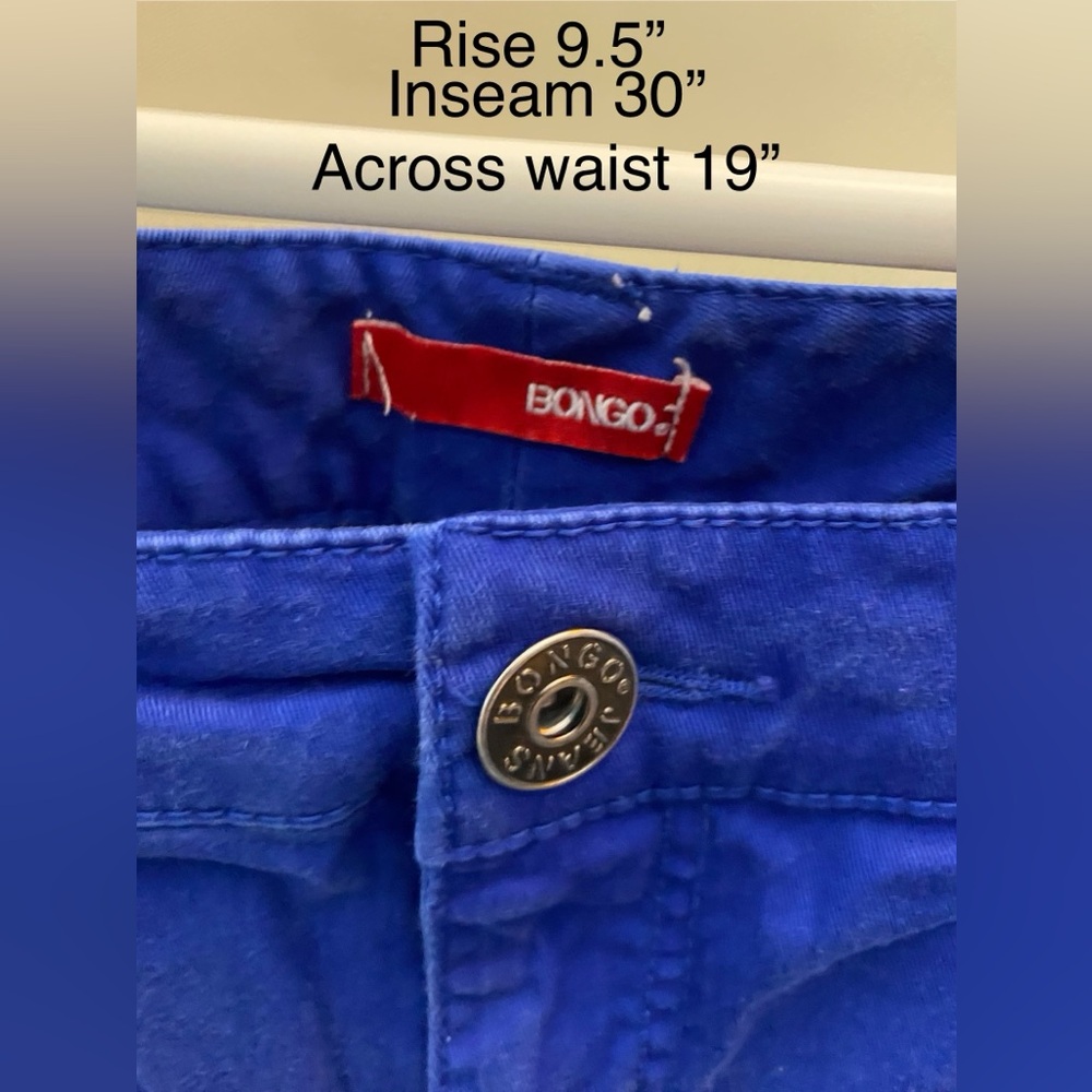 Vintage Y2K Bongo Plus Size Blue Flared Jeans - Picture 3 of 7